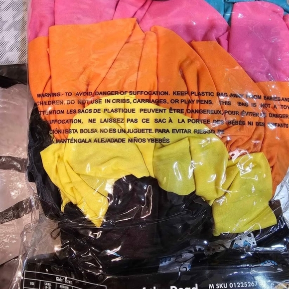 Day of the Dead Kids Costume with Multicolor Skirt Size Medium 8-10 WORN ONCE - Picture 5 of 10